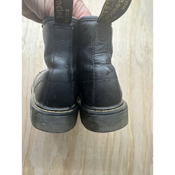 Dr Martens 1460 J Black Side-Zip Size 3 Youth Children's Combat Boots Doc - Picture 9 of 9